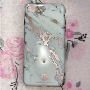 Rose gold marble Loopy Case IPhone 6 / 7 / 8 Plus
